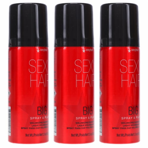 Sexy Hair Big Sexy Hair Spray and Play Volumizing Hairspray 1.5 oz 3 Pack Perspective: right