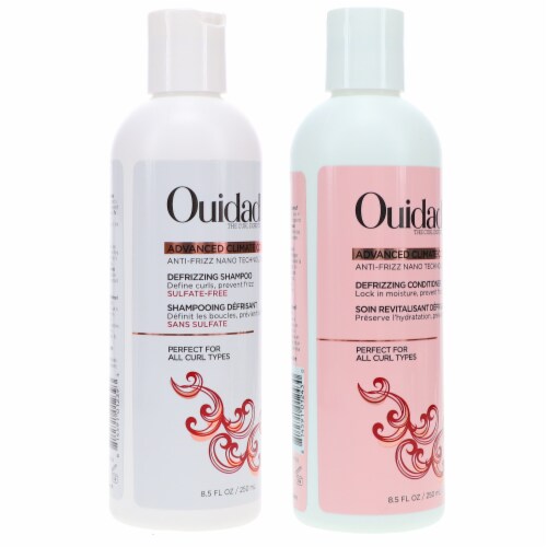 Ouidad Advanced Climate Control Defrizzing Shampoo 8.5 oz & Conditioner 8.5 oz Combo Pack Perspective: right