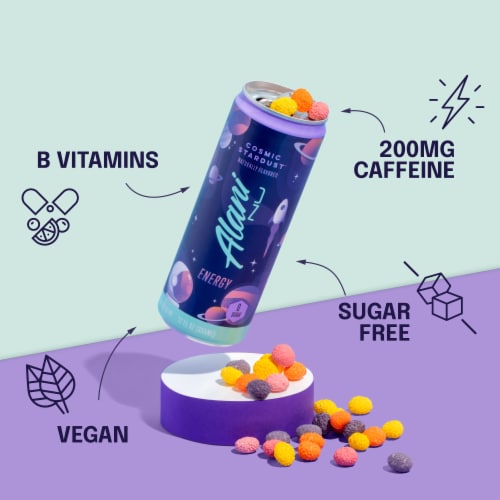 Alani NU Cosmic Stardust™ Energy Drink Can Perspective: right