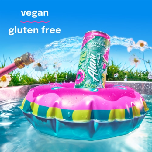 Alani NU Watermelon Wave Energy Drink Perspective: right