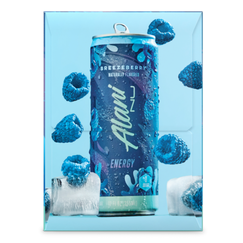 Alani NU Breezeberry™ Energy Drink Multipack Cans Perspective: right