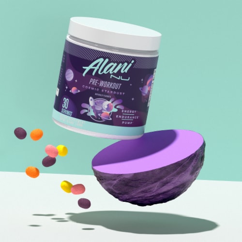 Alani Nu Cosmic Stardust Pre-Workout Perspective: right