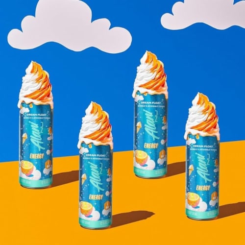 Alani Nu Dream Float Energy Drink Can Perspective: right