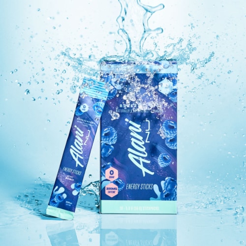 Alani Nu Zero Sugar Breezeberry™ Energy Drink Mix Packets Perspective: right