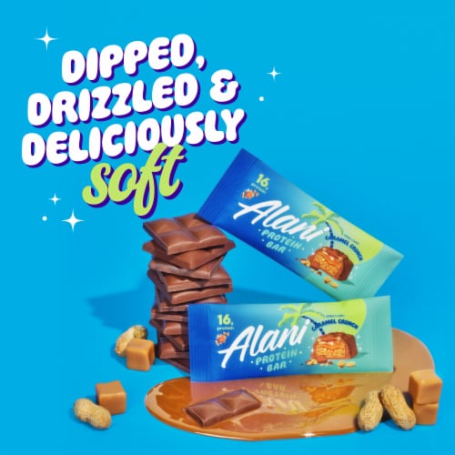 Alani Nu Caramel Crunch Protein Bar Perspective: right