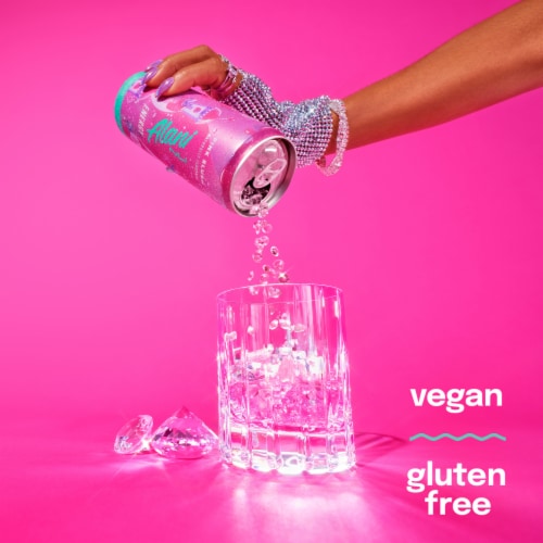 Alani Nu Pink Slush Energy Drink Can Perspective: right