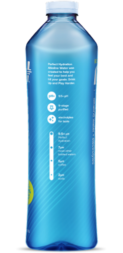 Perfect Hydration® 9.5+ pH Alkaline Bottled Water Perspective: right