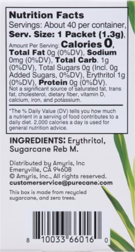 Purecane™ Zero Calorie Sweetner Perspective: right