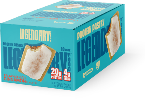 Legendary Foods™ Tasty Pastry Brown Sugar Cinnamon Flavored Pastries Perspective: right