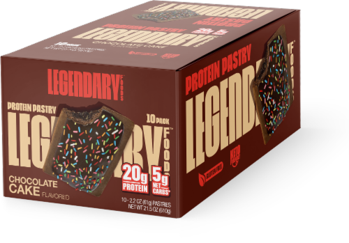 Legendary Foods™ Tasty Pastry Chocolate Cake Flavored Pastries Perspective: right