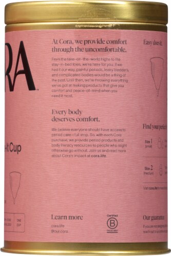 Cora Size 2 Period Cup Perspective: right