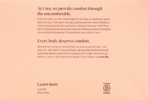 Cora® The Comfort Fit Tampon Multipack Perspective: right