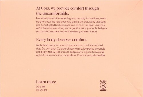 Cora® The Comfort Fit Tampon Multipack Perspective: right