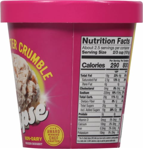 Eclipse® Cookie Butter Non-Dairy Frozen Dessert Perspective: right