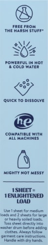 Clean Cult™ All-Powerful Laundry Detergent Sheets Fresh Linen Perspective: right