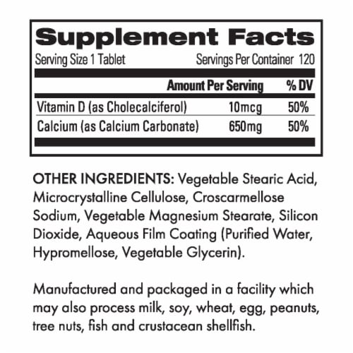 Kore Nutrition Calcium Carbonate Tablets Perspective: right