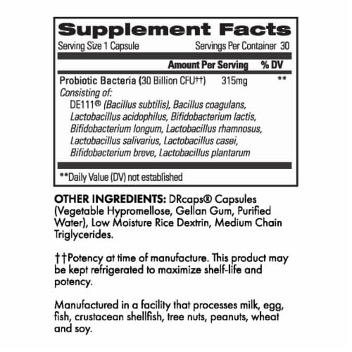 Kore Nutrition Probiotic Capsules Perspective: right