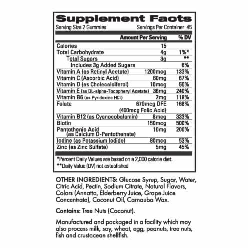 Kore Nutrition Men's Multi Vitamin Gummies Perspective: right