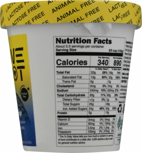 Brave Robot PB 'N Fudge Animal-Free Ice Cream Perspective: right
