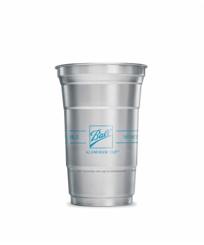Ball Aluminum Cup™ The Ultimate Recyclable Cold-Drink Cup Perspective: right