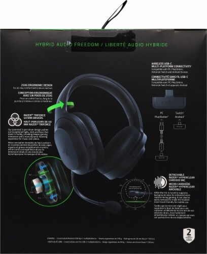 Razer™ Barracuda X Wireless Gaming Headset Perspective: right