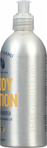 Hand in Hand Island Mimosa Body Lotion Perspective: right