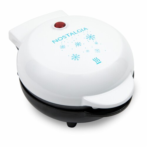 Nostalgia My Mini White Snowflake Waffle Maker, 1 ct - Ralphs