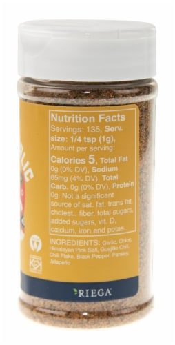 Riega Street Tacos Guajillo Garlic Seasoning Perspective: right