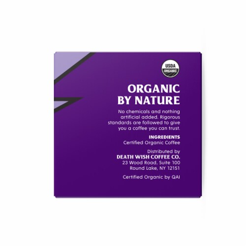 Death Wish Coffee Espresso Roast Single Serve Coffee Pods Perspective: right