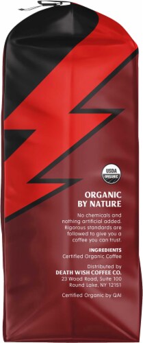 Death Wish Coffee Co.® Dark Roast Organic Ground Coffee Perspective: right