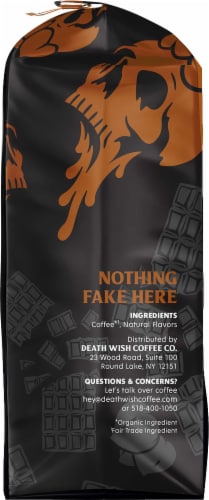 Death Wish Coffee Co® Chocolate Hazelnut Organic Ground Coffee Perspective: right