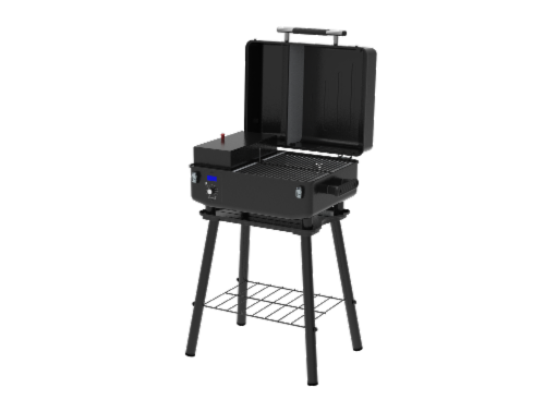 Z Grills Wood Pellet Grill - Black Perspective: right
