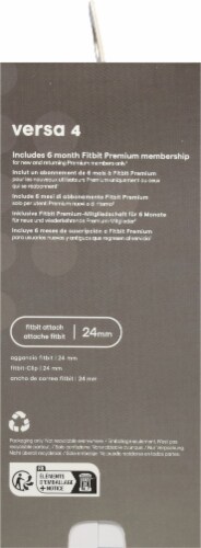 Fitbit Versa 4 Activity Tracker - Black Graphite Perspective: right