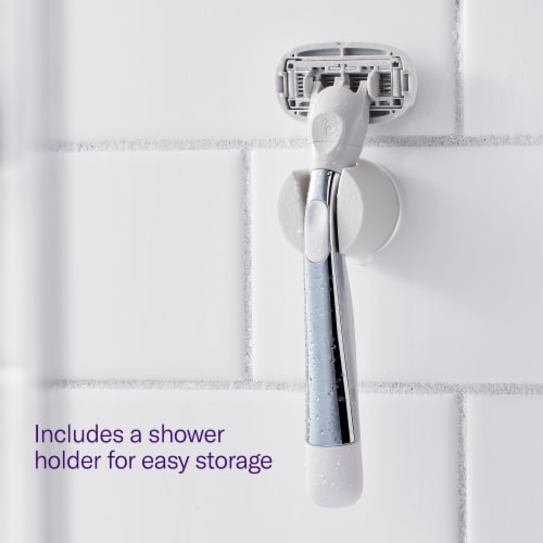 Flamingo Women's 5-Blade Razor Perspective: right