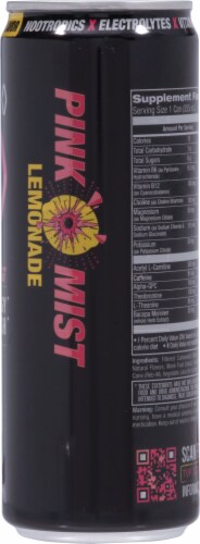 Jocko GO Pink Lemonade Energy Drink Can Perspective: right