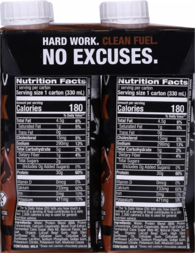 Jocko Fuel Molk Chocolate Protein Shakes Perspective: right