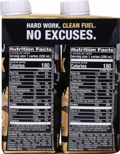 Jocko Vanilla Protein Shakes Perspective: right