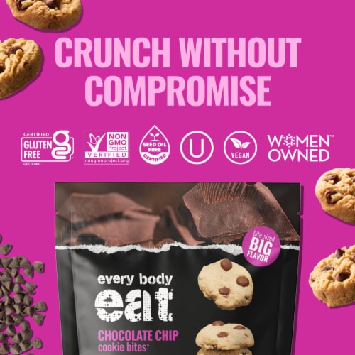 Every Body Eat® Chocolate Chip Cookie Bites™ Perspective: right