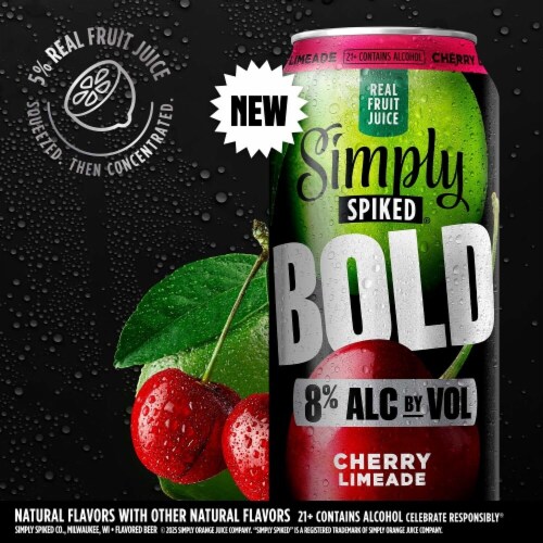 Simply Spiked BOLD Cherry Limeade Perspective: right