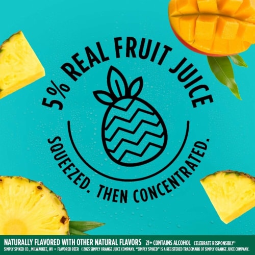 Simply Spiked Tropical Alcohol Beverages Variety Pack Perspective: right