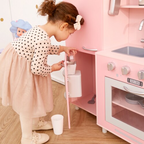 Teamson Kids - Little Chef Mayfair Retro Play Kitchen - Pink, 1 - Fry’s ...