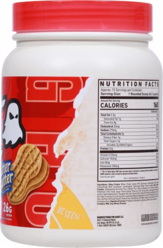 Ghost® Nutter Butter® Whey Protein Powder Perspective: right