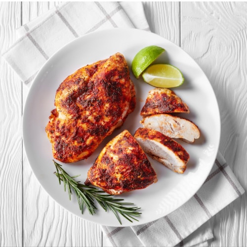 Kosher Boneless Skinless Chicken Breast Fillets, 2x Packs, 2 lbs per Pack, Certified Kosher Perspective: right