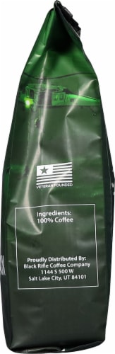 Black Rifle Coffee Company Beyond Black Dark Roast Ground Coffee Perspective: right