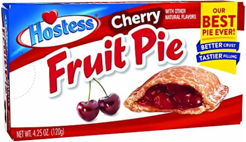 Tribeca Curations | Cherry and Apple Fruit Pie Combo , 4.5 Ounce, 8 Count Perspective: right