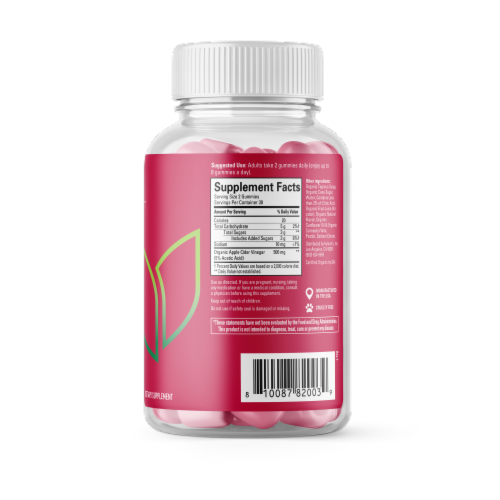 Hyland's Naturals™ Organic Apple Cider Vinegar Blast Gummies Perspective: right