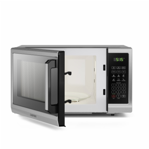 Chefman 0.9 Cubic Foot Microwave Oven - Stainless Steel Perspective: right