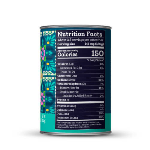 Siete Vegan Refried Pinto Beans Perspective: right