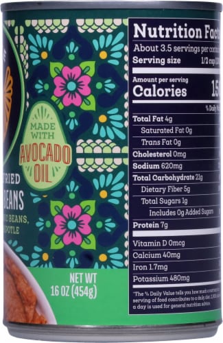 Siete Vegan Refried Ranchero Beans Perspective: right