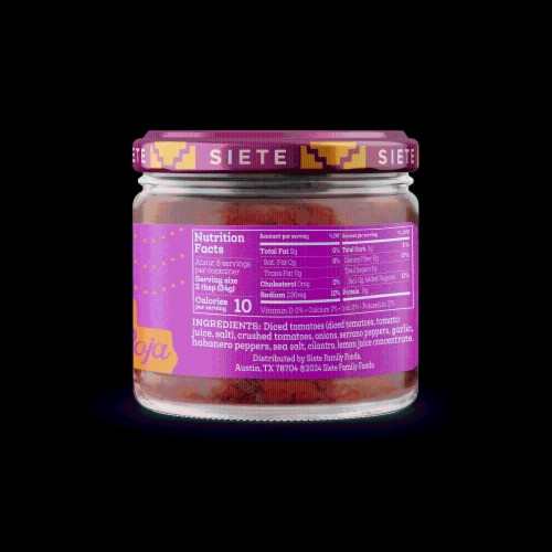 Siete Casera Spicy Salsa Roja Perspective: right